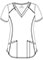 Cherokee Infinity Women's Dreaming About Stars Print V-Neck Top