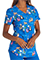 Cherokee Women's Loving Cause Prints V-Neck Scrub Topp