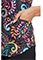 Cherokee Women's Painted Paisley Prints V-Neck Scrub Top