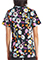 Cherokee Women's Ladybug Garden Print V-Neck Scrub Top