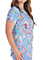 Cherokee Genuine Women's Awesome Axolotls Print Scrub Topp