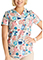 Cherokee Prints Women's Tuckable Care For The Cause Print Scrub Top