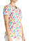 Cherokee Genuine Women's Sweet Vibes Print Scrub Topp