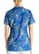 Cherokee Women's Patchwork Pop Print V-Neck Top