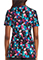 Cherokee Women's Brushing Blooms Print Scrub Top