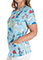 Cherokee Women's Rainy Day Paws Print Scrub Top