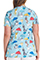 Cherokee Women's Rainy Day Paws Print Scrub Top