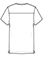 Cherokee Unisex V-Neck Print Top in Dabbling In Paint