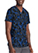 Cherokee Unisex V-Neck Print Top in Dabbling In Paint