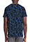 Cherokee Unisex V-Neck Print Top in Dabbling In Paint
