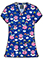 Cherokee Women's Flyin' Magic Print V-Neck Top