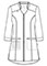 Cherokee Infinity Women's Zip Front Tunic Labcoat
