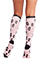 Cherokee Women's Frosted Cheetah Support Socks