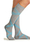 Cherokee Legwear Compression Socks in Twisted Turquoise