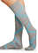 Cherokee Legwear Compression Socks in Twisted Turquoise