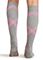 Cherokee Legwear Compression Socks in Twisted Shocking Pink