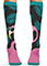 Cherokee Legwear Men's Compression Socks in Cool Flamingo