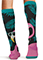 Cherokee Legwear Men's Compression Socks in Cool Flamingo