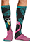 Cherokee Legwear Men's Compression Socks in Cool Flamingo