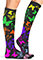 Cherokee Legwear Women's Compression Socks in Anti Social Butterflies