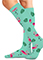 Cherokee Legwear Women's Compression Socks in Flamingo Life