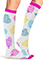 Cherokee Legwear Women's Compression Socks in Love To Care