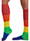 Cherokee Women's Love n' Rainbows 1 Pair Pack of Support Socks