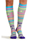 Cherokee Legwear Women's Neon Multi Ribbon of Support Socks