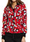 Tooniforms Women's Heritage Mickey Zip Front Warm-up Printed Jacket
