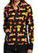Tooniforms Women's A Bear Likes Honey Zip Front Warm-Up Printed Jacket