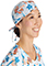 Cherokee Licensed Unisex Current Of Fun Print Scrub Hatp