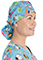 Cherokee Licensed Unisex Snoopy Sprinkles Print Bouffant Scrub Hatp