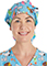 Cherokee Licensed Unisex Snoopy Sprinkles Print Bouffant Scrub Hat