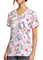 Cherokee Licensed V-Neck Women's  Print Top in Sky Circus