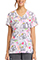 Cherokee Licensed V-Neck Women's  Print Top in Sky Circus
