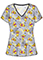 Cherokee Licensed V-Neck Women's  Print Top in Namastay Pooh
