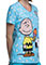 Tooniforms Women's Chill Charlie Brown Printed V-neck Top