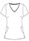 Cherokee Licensed Women's V-Neck Print Top in I Ruff You Scooby