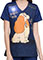 Tooniforms Women's Perfect Pair Printed V-Neck Top