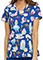 Tooniforms Disney Women's Late For A Date Printed V-Neck Top