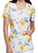Tooniforms Women's Peek A Pooh Printed V-Neck Top