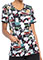 Tooniforms Women's Beware Of Monsters Print V-Neck Top