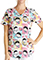 Cherokee Licensed Women's Friend Superman Print Scrub Top