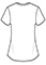 Cherokee Licensed Women's V-Neck Print Top in Vibe With The Tide