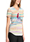 Cherokee Licensed Women's V-Neck Print Top in Vibe With The Tide