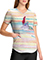 Cherokee Licensed Women's V-Neck Print Top in Vibe With The Tide