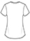 Cherokee Licensed Women's V-Neck Print Top in Stay Fiesty