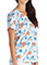 Cherokee Licensed Women's Rounded Print V-Neck Top in Current Of Funp