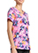 Cherokee Licensed Women's Rounded Print V-Neck Top in Celestial Stitch