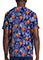 Cherokee Licensed Men's Print V-Neck Top in Metropolis Force